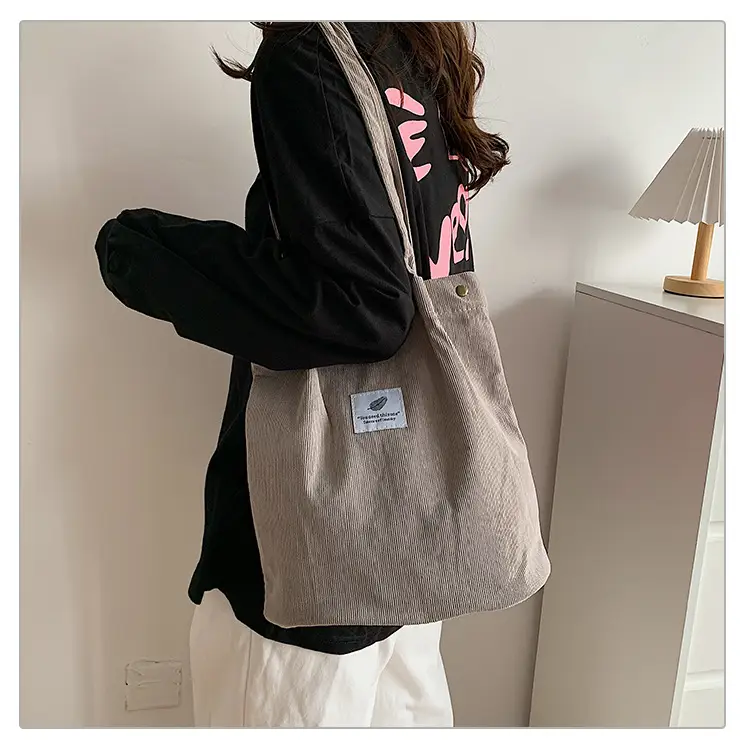 Velvet Shoulder Bag New Artistic Fresh Feather Women's Bag College Style Casual Large Capacity — feature 43