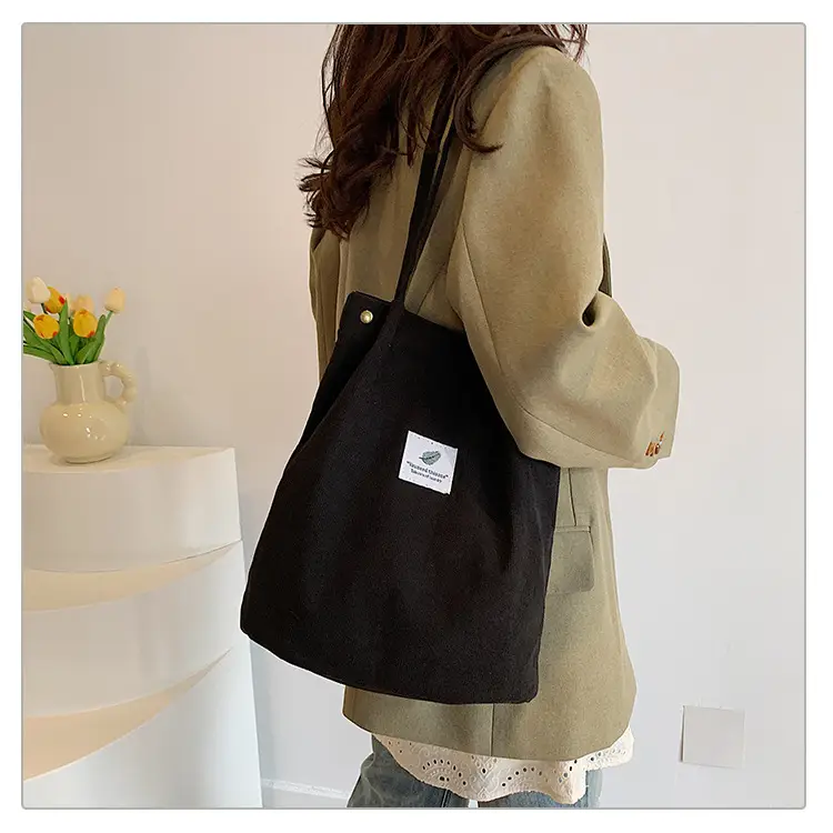 Velvet Shoulder Bag New Artistic Fresh Feather Women's Bag College Style Casual Large Capacity — feature 8