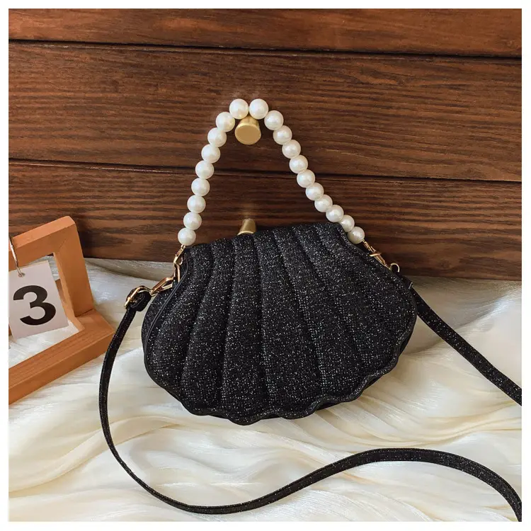 Pink Pearl Embellished Shoulder Bag for Women — feature 28