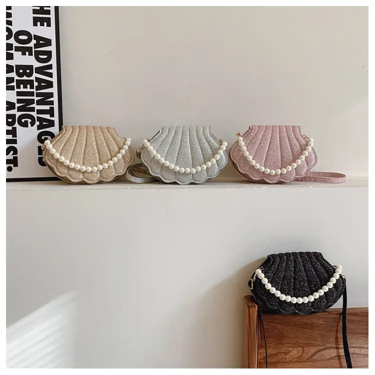 Pink Pearl Embellished Shoulder Bag for Women — feature 30
