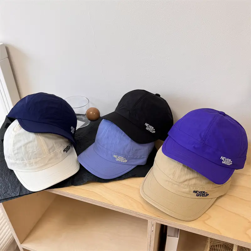 Japanese Style Unisex Brim Cap Blue White Quick Dry Sunshade - Image 8