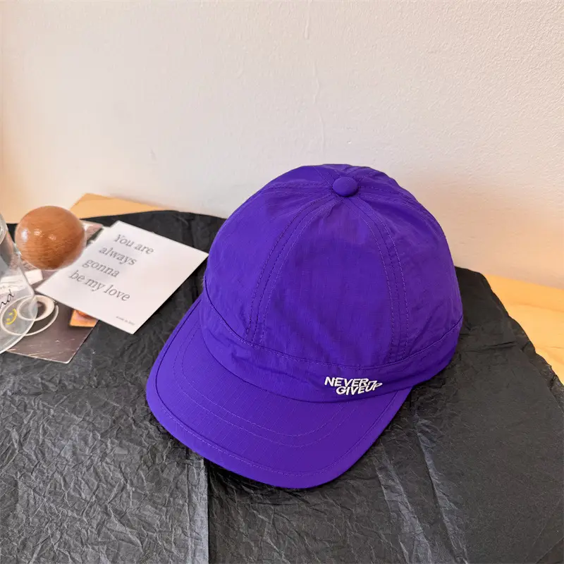 Japanese Style Unisex Brim Cap Blue White Quick Dry Sunshade - Image 2
