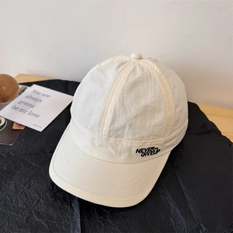 Japanese Style Unisex Brim Cap Blue White Quick Dry Sunshade - Image 6