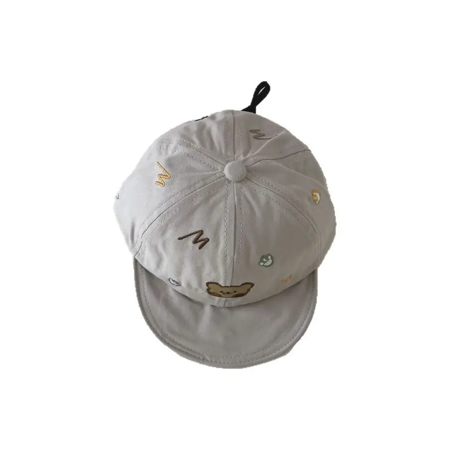 Baby Cap White Cartoon for Boys Girls - Image 9