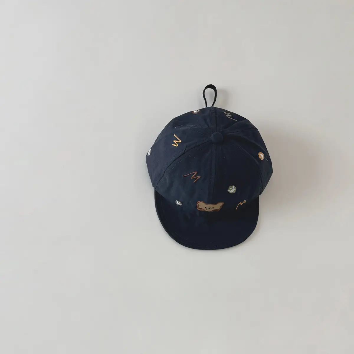 Baby Cap White Cartoon for Boys Girls - Image 3