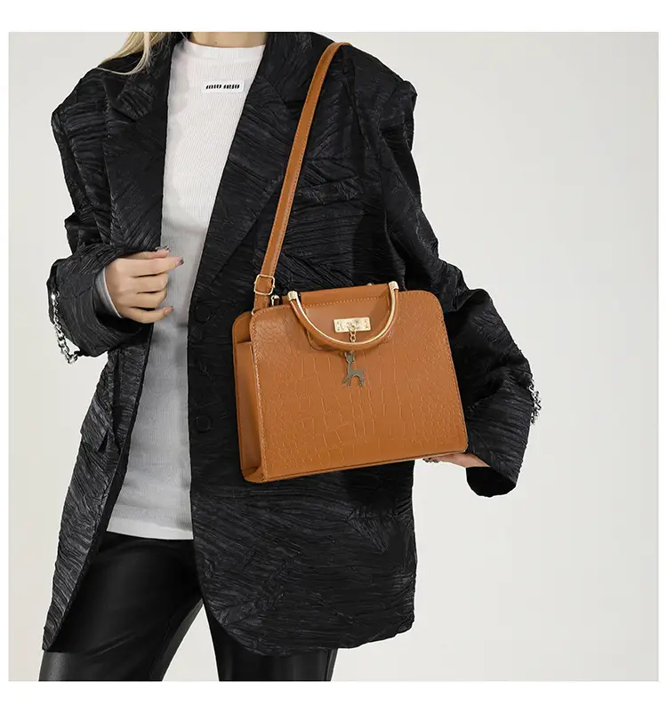 Korean Style 5-Piece Leather Shoulder Bag Set — feature 11