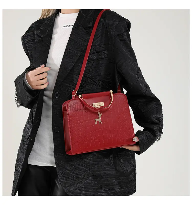 Korean Style 5-Piece Leather Shoulder Bag Set — feature 13