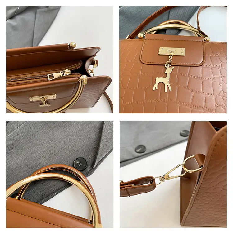 Korean Style 5-Piece Leather Shoulder Bag Set — feature 8