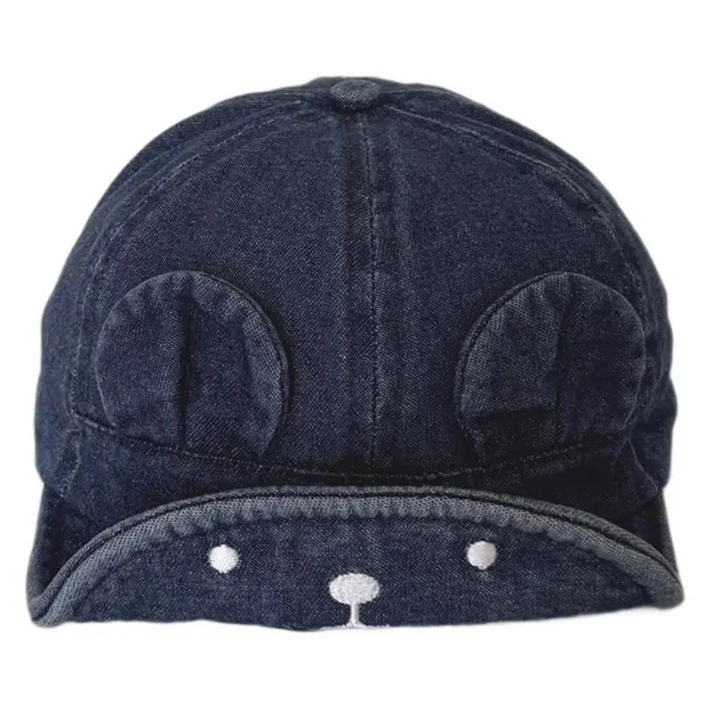 Girls Denim Bear Ears Cap Spring Autumn 2025 - Image 7