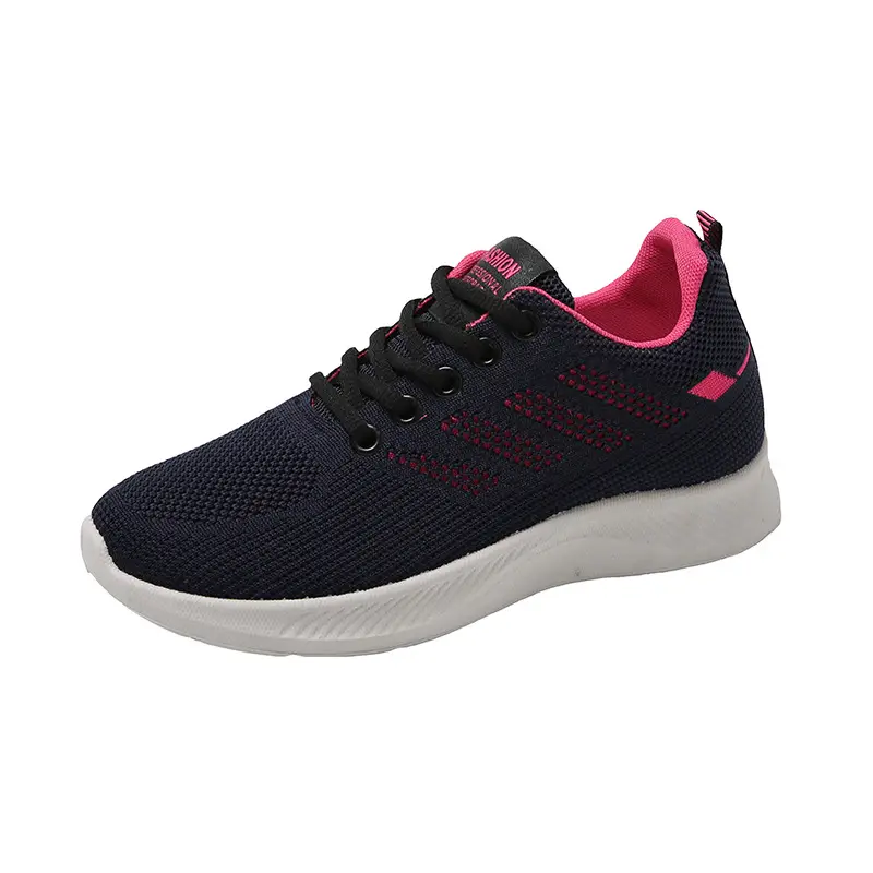 Shoes women 2025 casual soft bottom sneaker breathable single shoes fly woven mesh shoes wholesale generation running shoes women - Image 8
