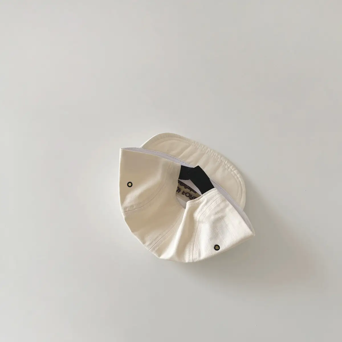 White Embroidered Kids Cap 2025 Spring Autumn New — feature 11