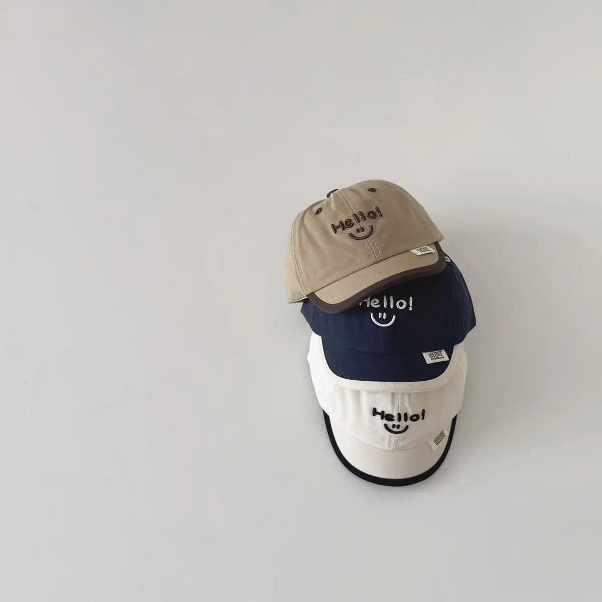 Hello! Kids Cap Beige Spring Autumn 2025 - Image 5