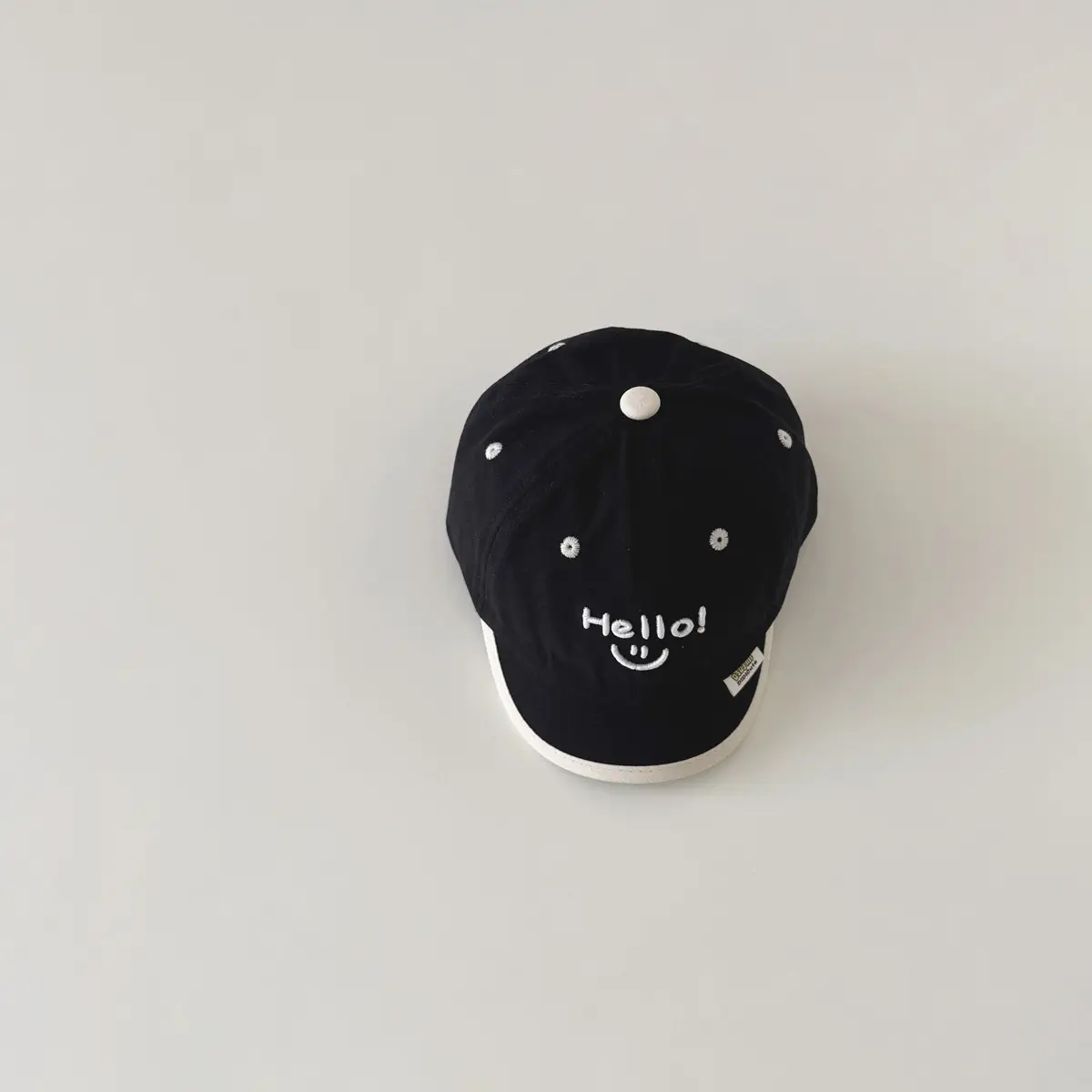 Hello! Kids Cap Beige Spring Autumn 2025 - Image 3