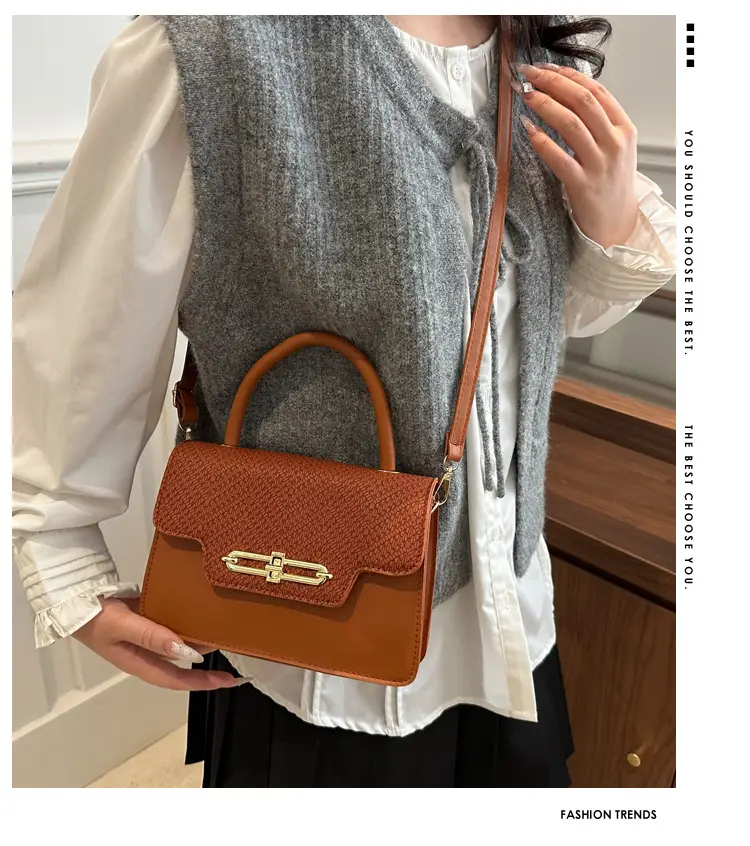 Green High-End Women's Shoulder Crossbody Bag — feature 1