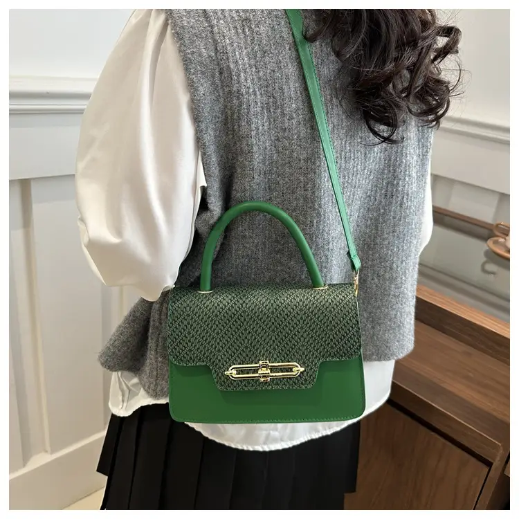 Green High-End Women's Shoulder Crossbody Bag — feature 19