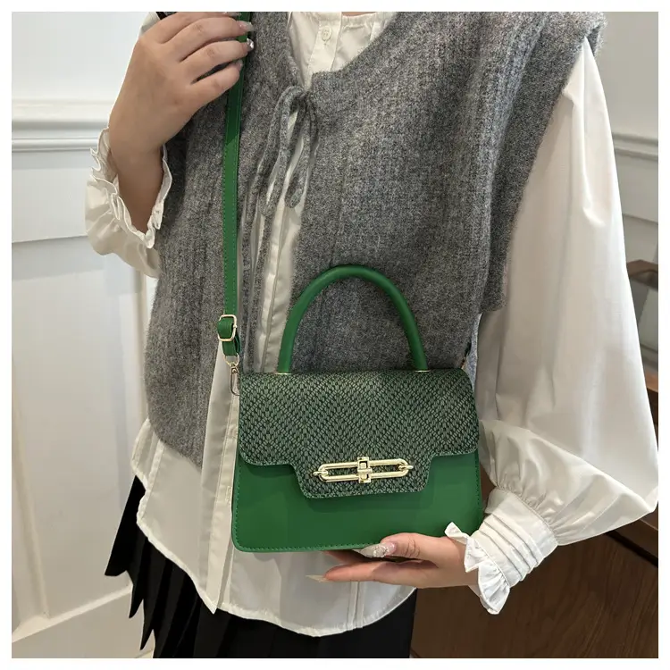 Green High-End Women's Shoulder Crossbody Bag — feature 20