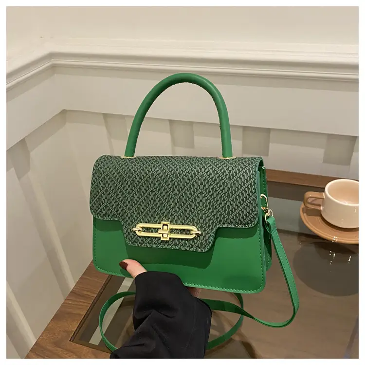 Green High-End Women's Shoulder Crossbody Bag — feature 26
