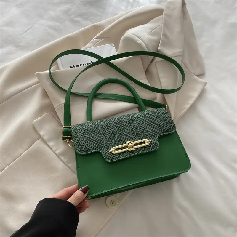 Green High-End Women's Shoulder Crossbody Bag - Image 5