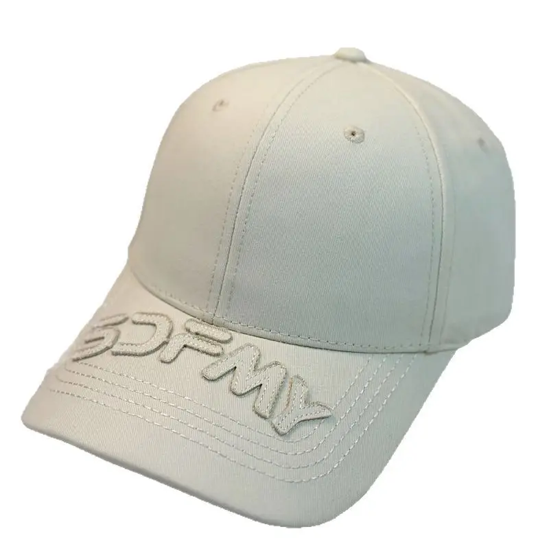 Sticking Cloth Letter Embroidered Baseball Cap Brown - Image 12