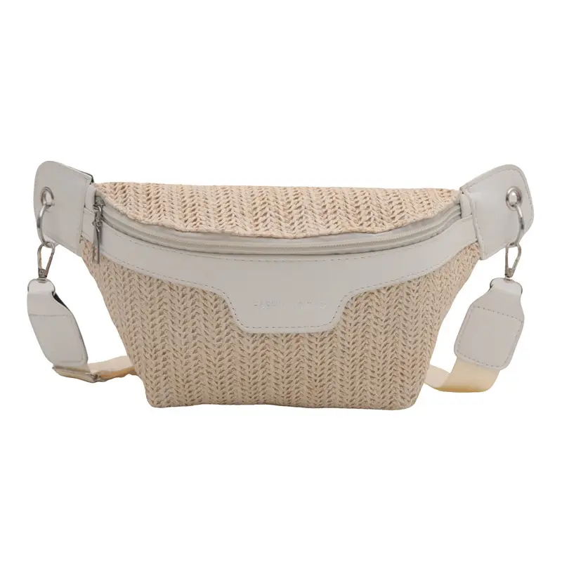 Women's Straw Crossbody & Waist Bag Set 2025 Fashion - Image 7