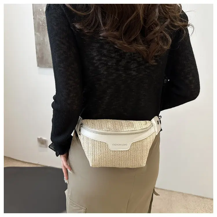 Women's Straw Crossbody & Waist Bag Set 2025 Fashion — feature 11