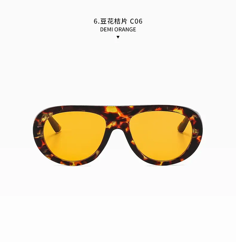 Toad Shaped Sunglasses Yellow Lens 2024 - Image 6