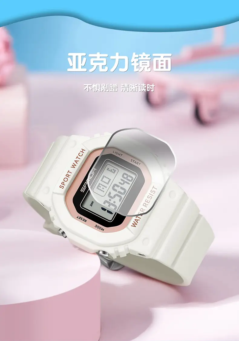 Sanda Digital Watch Waterproof Luminous Student Watch — feature 10