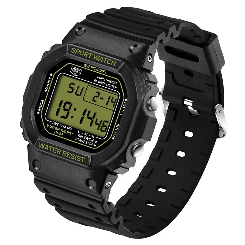 Sanda Digital Watch Waterproof Luminous Student Watch - Image 9
