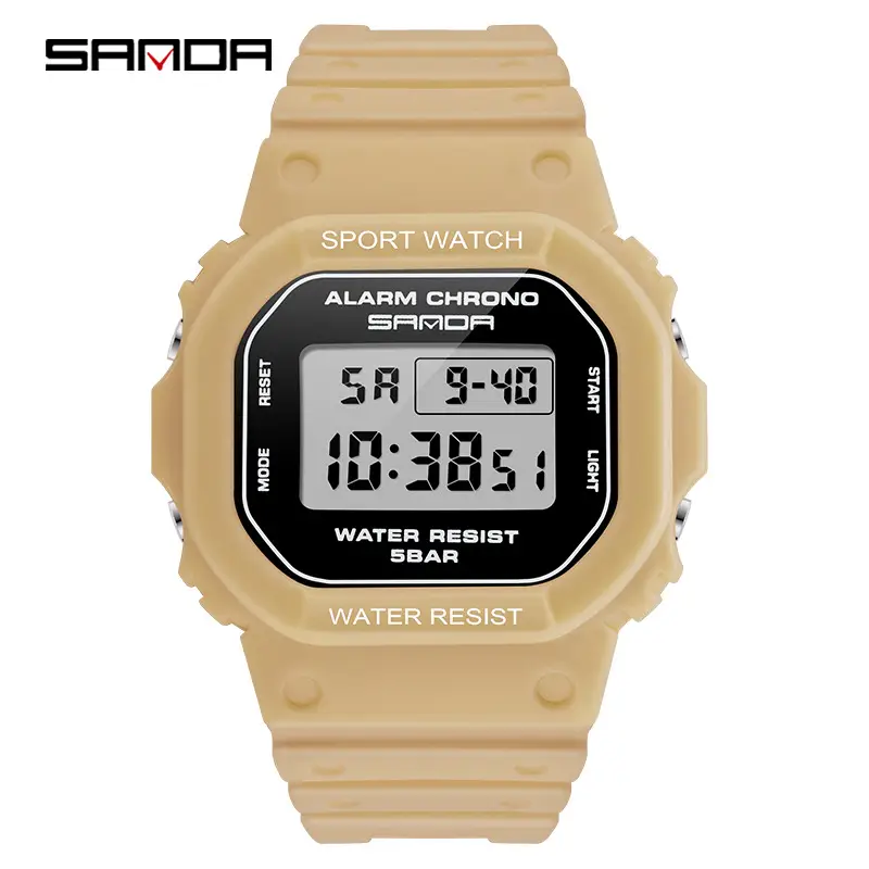 Sanda Digital Watch Waterproof Luminous Student Watch - Image 21