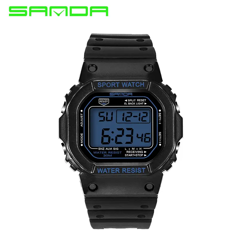 Sanda Digital Watch Waterproof Luminous Student Watch - Image 23