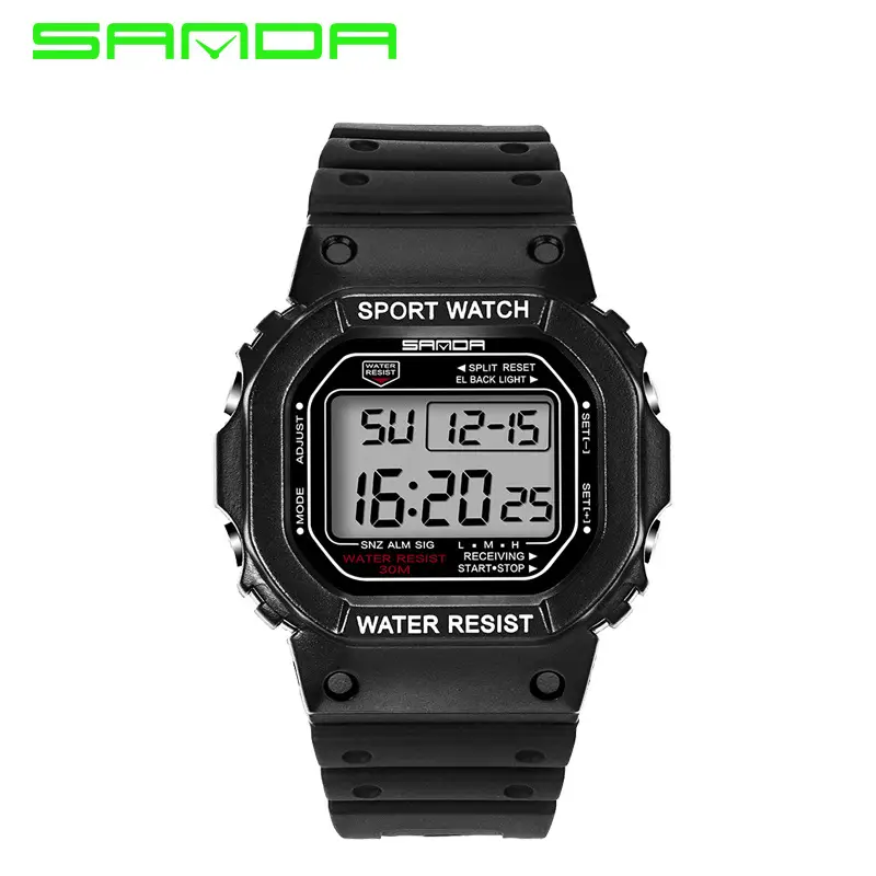 Sanda Digital Watch Waterproof Luminous Student Watch - Image 26