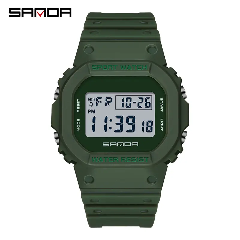 Sanda Digital Watch Waterproof Luminous Student Watch - Image 27