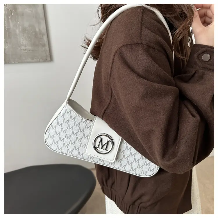 Women's Western Style Shoulder Bag with Monogram Logo — feature 9
