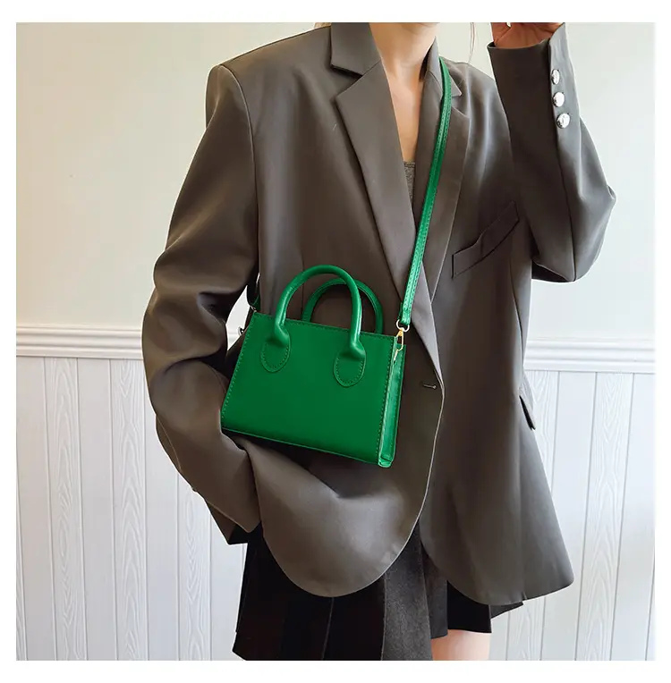 2025 Spring Crossbody Bag Retro Casual Fashion Portable Small Square Bag Women's Simple Popular Western Style Shoulder Bag — feature 11