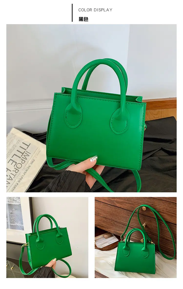 2025 Spring Crossbody Bag Retro Casual Fashion Portable Small Square Bag Women's Simple Popular Western Style Shoulder Bag — feature 19
