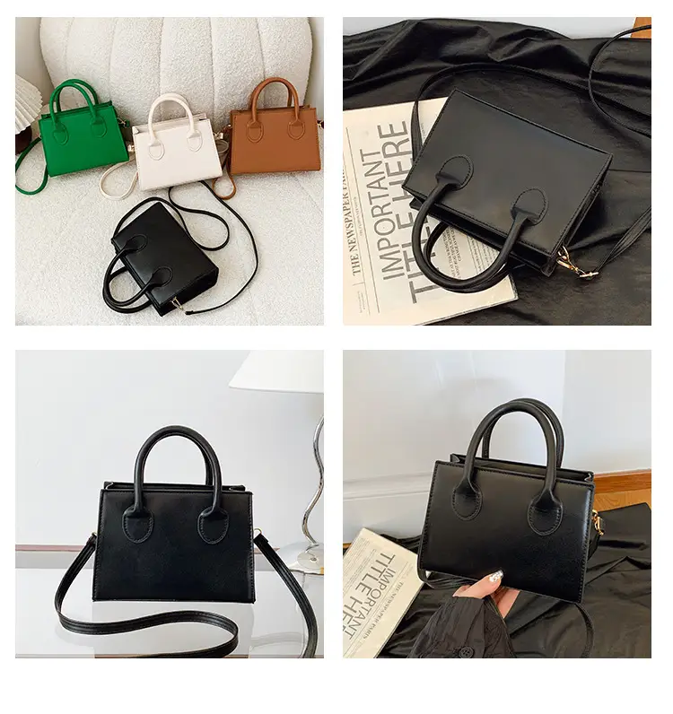 2025 Spring Crossbody Bag Retro Casual Fashion Portable Small Square Bag Women's Simple Popular Western Style Shoulder Bag — feature 8