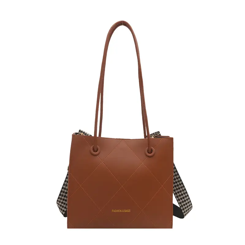 Women's Western Style Shoulder Bag Solid Color 2025 - Image 3