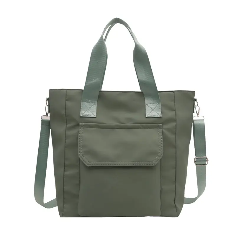 Women's White Canvas Shoulder Bag 2025 Spring - Image 3