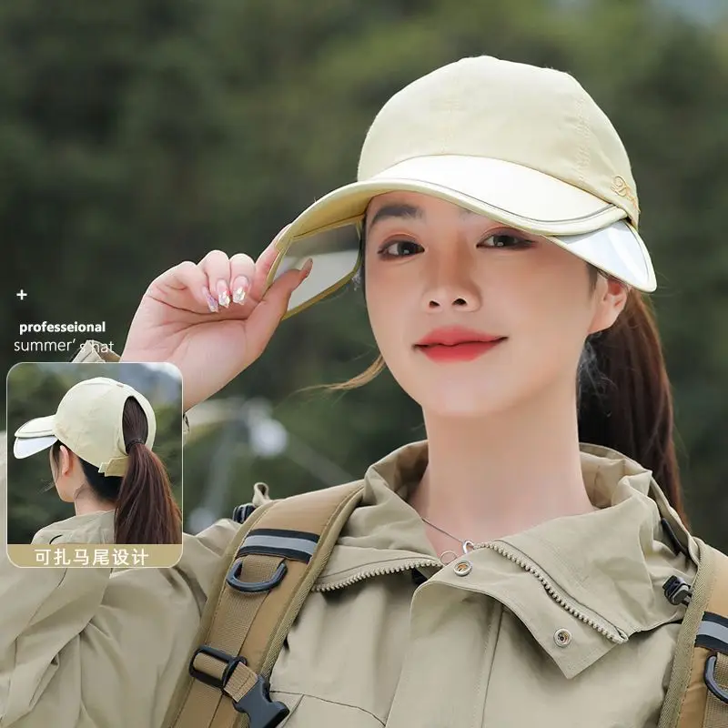 Women Sun Hat with Large Brim & Waterproof Design - Image 10