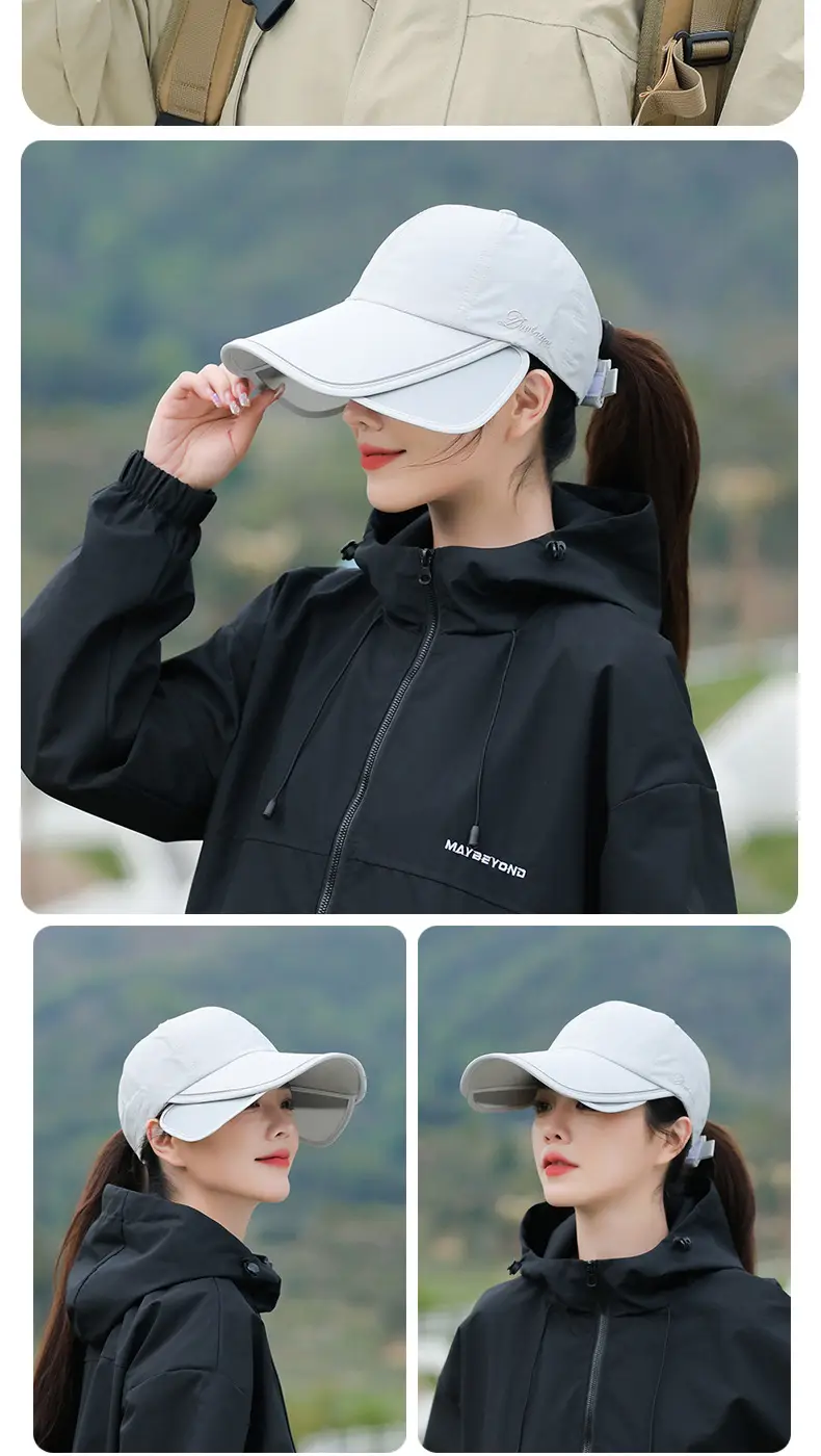 Women Sun Hat with Large Brim & Waterproof Design — feature 13