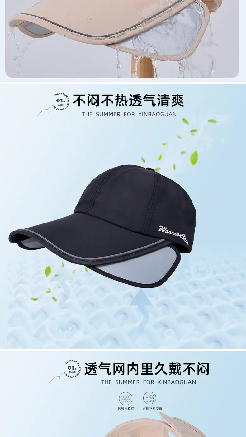 Women Sun Hat with Large Brim & Waterproof Design — feature 4