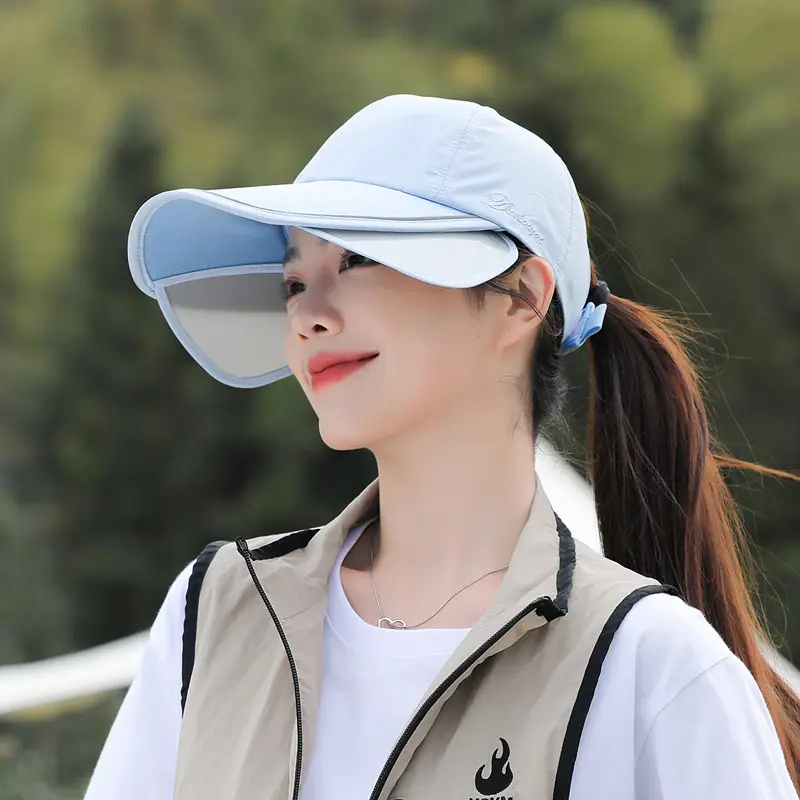 Women Sun Hat with Large Brim & Waterproof Design - Image 3