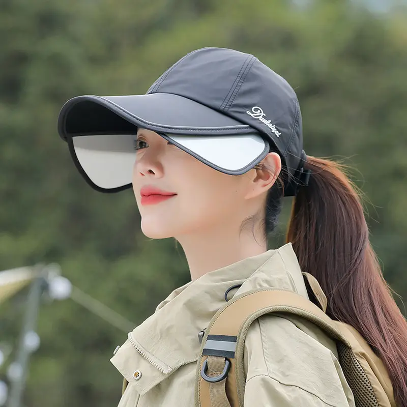 Women Sun Hat with Large Brim & Waterproof Design - Image 5