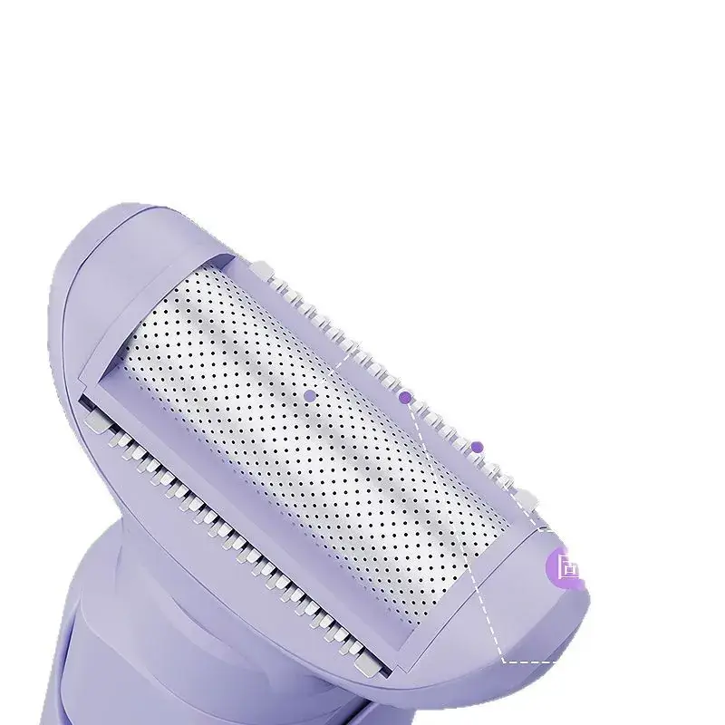 Cross-border Electric Armpit Hair Removal Shaver Purple - Image 9