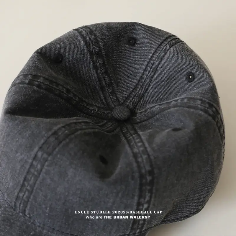 Women Pure Color Light Baseball Caps Washable Cotton — feature 15