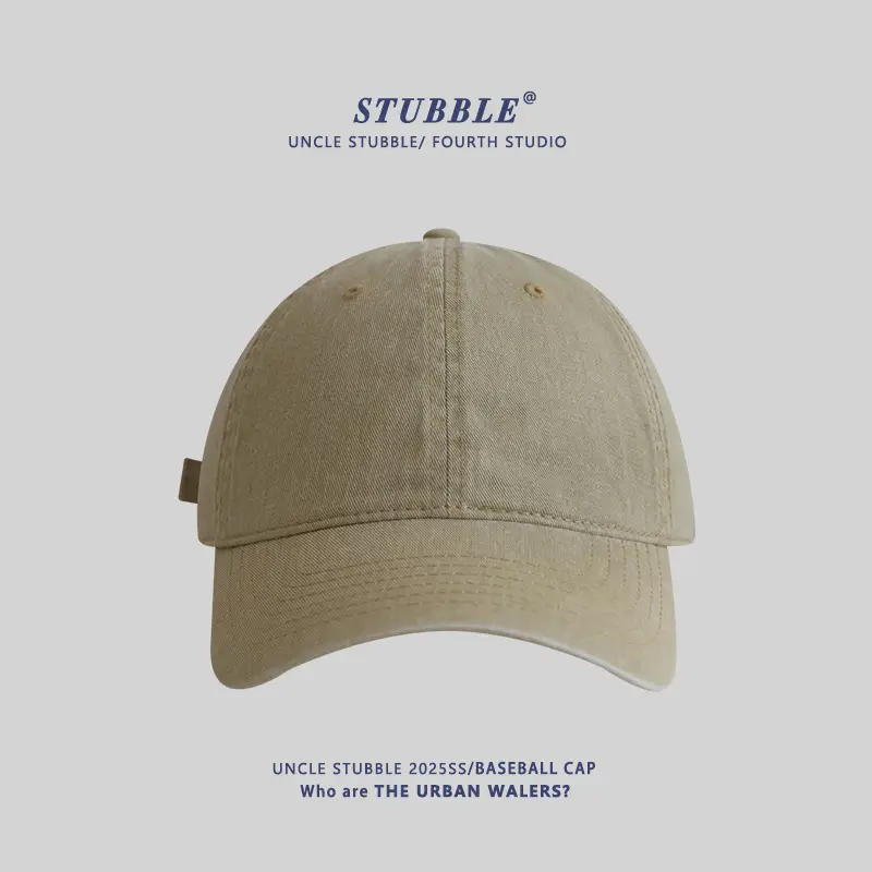 Women Pure Color Light Baseball Caps Washable Cotton - Image 3