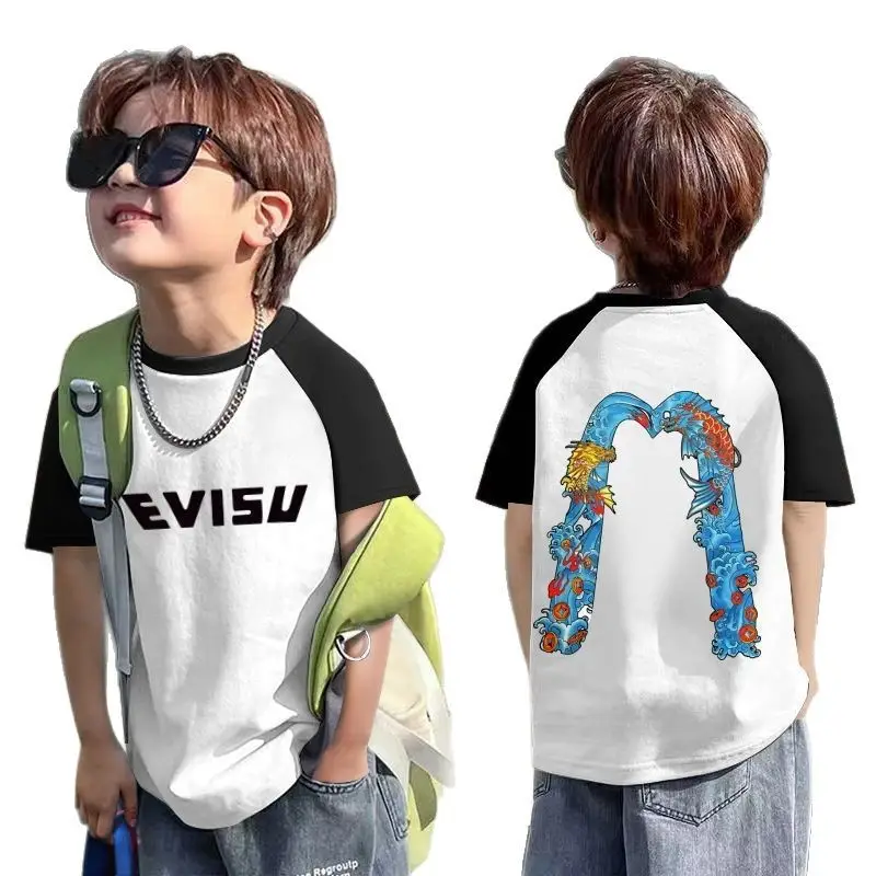 Boys T-Shirt "I AM ALWAYS FELIZ Smile" 2025 Summer - Image 28