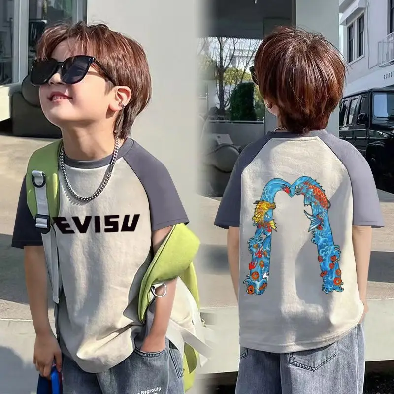 Boys T-Shirt "I AM ALWAYS FELIZ Smile" 2025 Summer - Image 16
