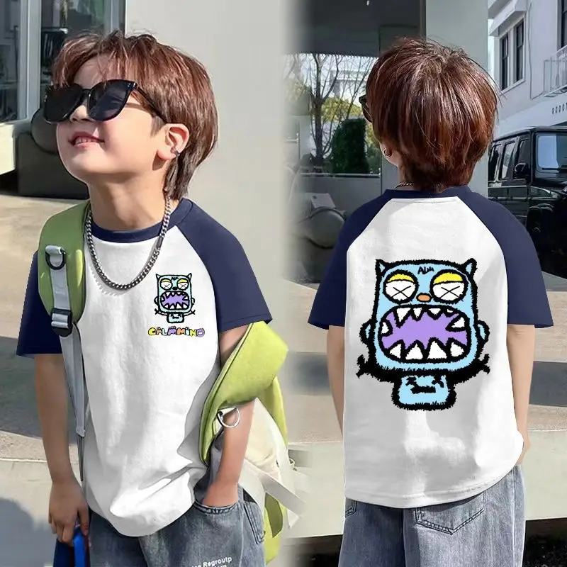 Boys T-Shirt "I AM ALWAYS FELIZ Smile" 2025 Summer - Image 7