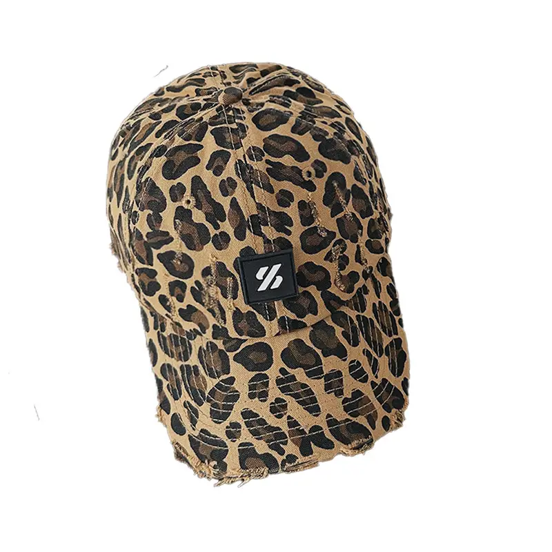 Leopard Print Baseball Cap for Kids Old Wear - Image 7